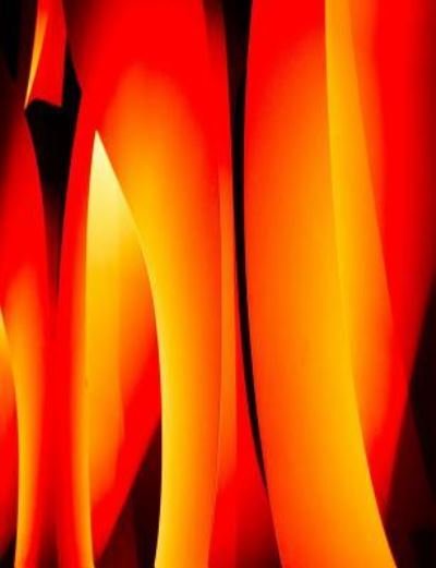 Cover for Gilded Penguin Publishing · Abstract Flames Notebook (Paperback Book) (2018)