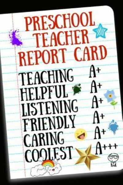 Cover for Teacherlove Press · Preschool Teacher Report Card (Paperback Book) (2018)