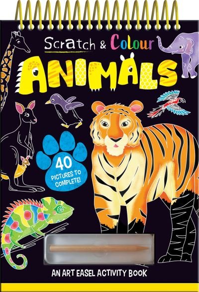 Cover for Jenny Copper · Scratch and Colour  Animals - Scratch and Colour (Hardcover Book) (2022)