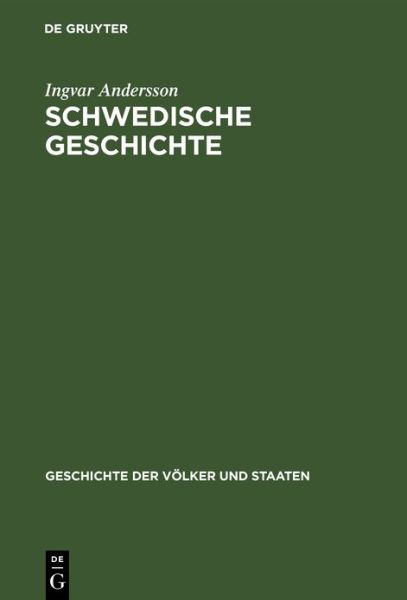 Cover for Andersson · Schwedische Geschichte (Bok) (1950)