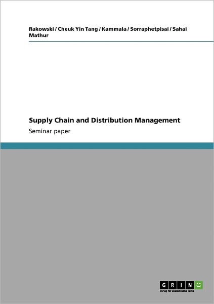 Cover for Rakowski · Supply Chain and Distribution (Book) (2010)