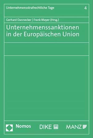 Cover for Gerhard Dannecker · Unternehmenssanktionen in der Europaischen Union (Buch) (2023)