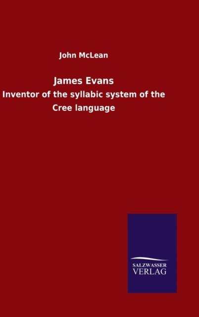 Cover for John Mclean · James Evans (Hardcover Book) (2015)