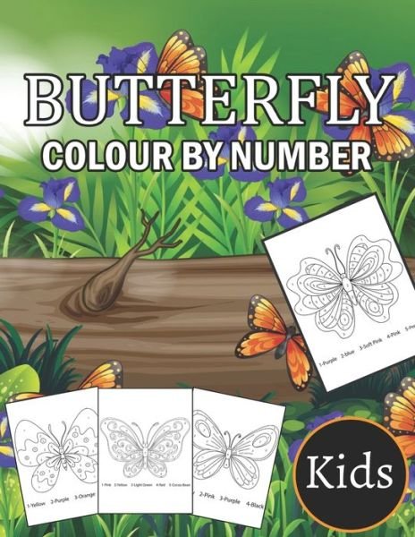Cover for Arthur Brown · Butterfly Colour By Number Kids (Pocketbok) (2020)