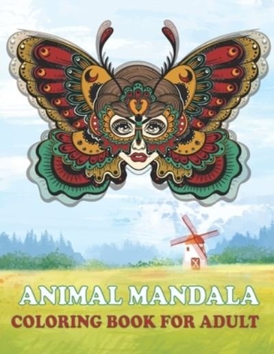 Cover for Mandala coloring books · Animal Mandala (Paperback Book) (2020)