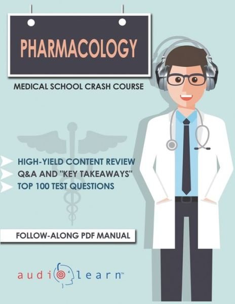 Cover for Audiolearn Medical Content Team · Pharmacology - Medical School Crash Course (Taschenbuch) (2020)