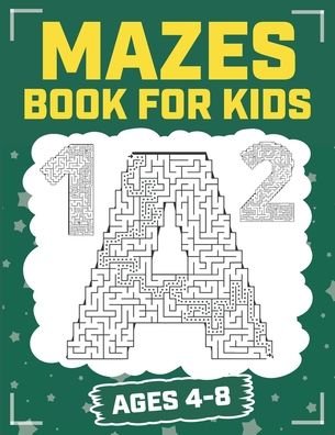 Cover for Saad Publishing · Mazes Book for Kids Ages 4-8 (Pocketbok) (2020)