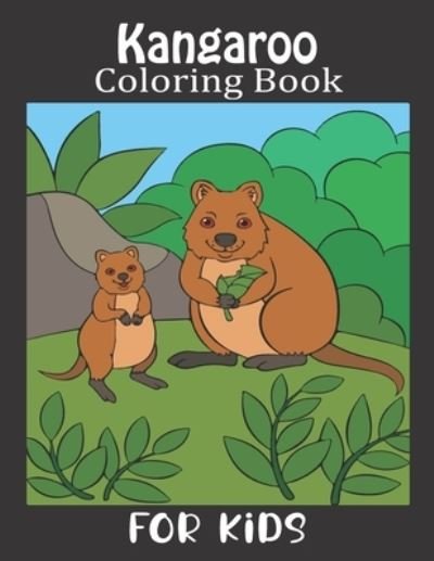 Cover for Rare Bird Books · Kangaroo Coloring Book For Kids (Paperback Book) (2021)