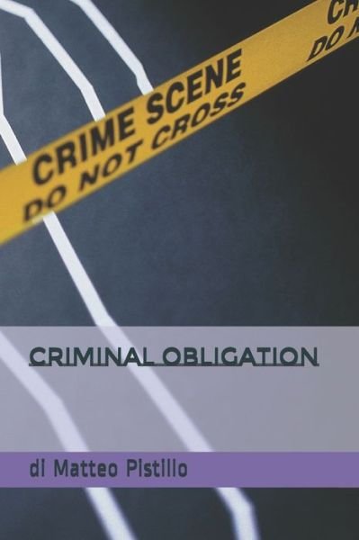 Cover for Di Matteo Pistillo · Criminal Obligation (Paperback Book) (2021)