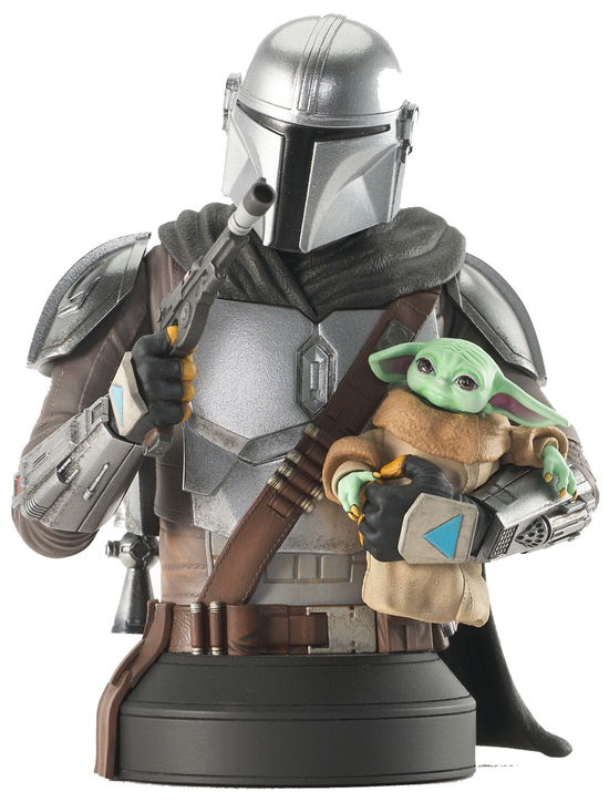 Sw the Mandalorian with Grogu 1/6 Scale Px Bust - Diamond Select - Produtos - Diamond Select Toys - 0699788843659 - 9 de dezembro de 2022