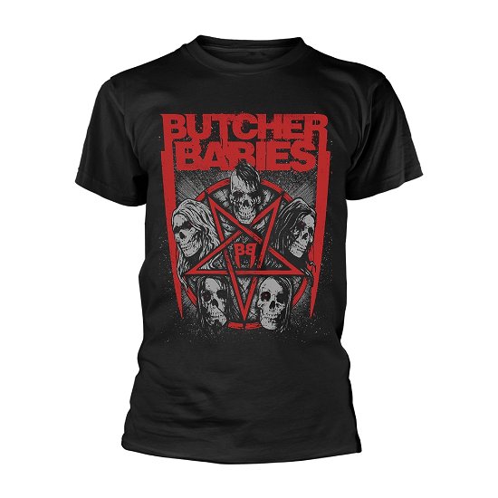 Cover for Butcher Babies · Starskull (T-shirt) [size S] [Black edition] (2018)