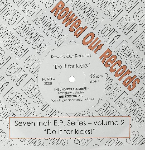 Cover for Do It For Kicks (7&quot;) (2015)
