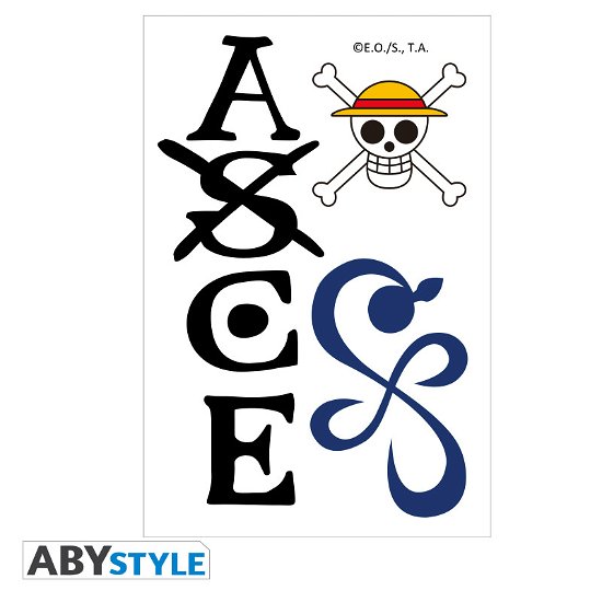 ONE PIECE - Tattoos : Pack of 3 Tattoos - P.Derive - Marchandise -  - 3665361015659 - 11 juillet 2019