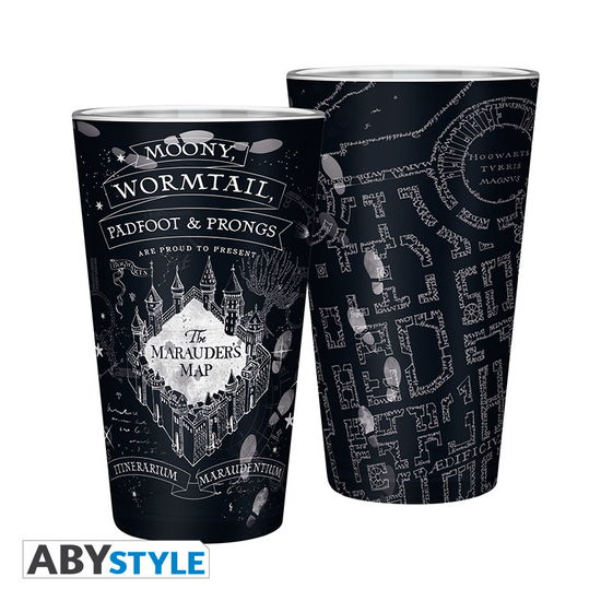 HARRY POTTER - Glass XXL 400ml - Marauders Map - Glass - Merchandise - ABYstyle - 3665361028659 - 3. Januar 2020