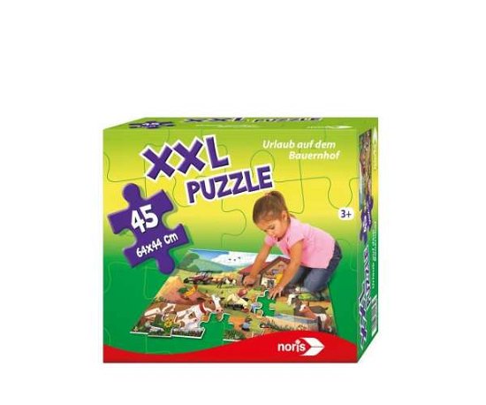 Cover for XXL Puslespil bondegård, str.: 64x44 cm, 45 brikke (Jigsaw Puzzle) (2020)
