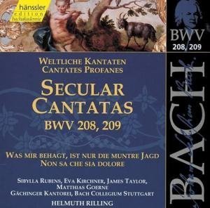 Cover for Bach-collegium / Rilling · * BACH: Kantaten BWV 208 , 209 (CD) (1999)