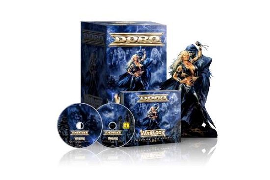 Cover for Doro · Warlock - Triumph and Agony Live (CD / Bluray/20cm Figure) (Blu-ray) [Box set] (2021)