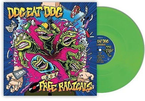 Cover for Dog Eat Dog · Free Radicals (Limited Edition) (Green / Glow In The Dark Vinyl) (LP) [Limited edition] (2023)