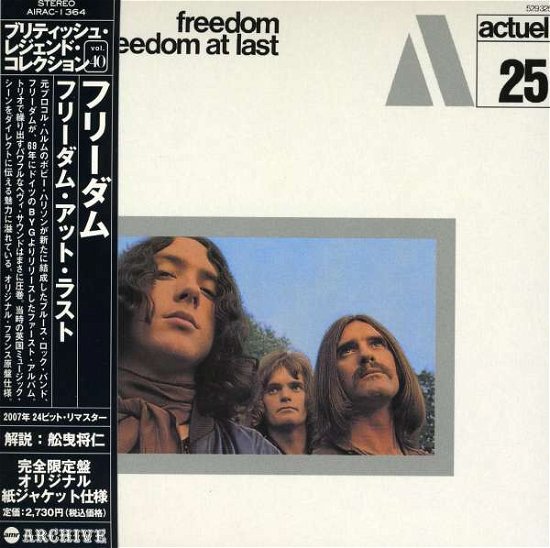 Cover for Freedom · At Last &lt;limited&gt; (CD) [Japan Import edition] (2007)