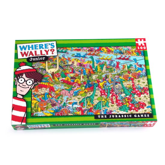 Where's Wally Jurassic 100pc Puzzle - University Games - Produtos - PAUL LAMOND GAMES - 5012822059659 - 30 de outubro de 2023