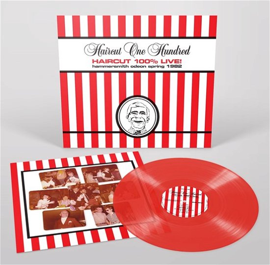 Cover for Haircut 100 · Live In Hammersmith 1983 (Translucent Red Vinyl) (RSD 2023) (LP) [RSD edition] (2023)