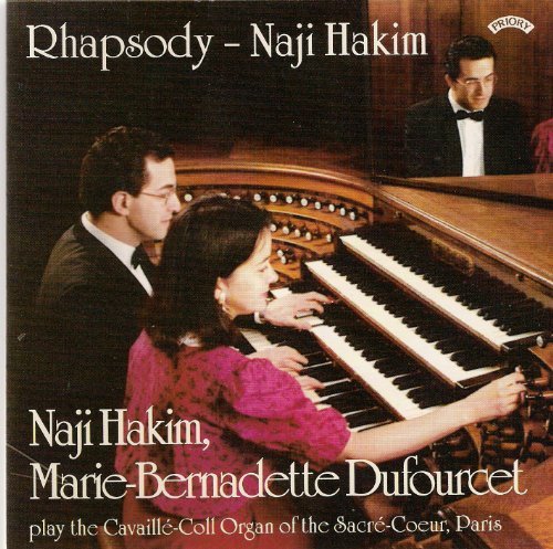 Cover for Naji Hakim · Rhapsody - Organ Music Of Naji Hakim / Organ Of The Sacre Coeur. Paris (CD) (2018)