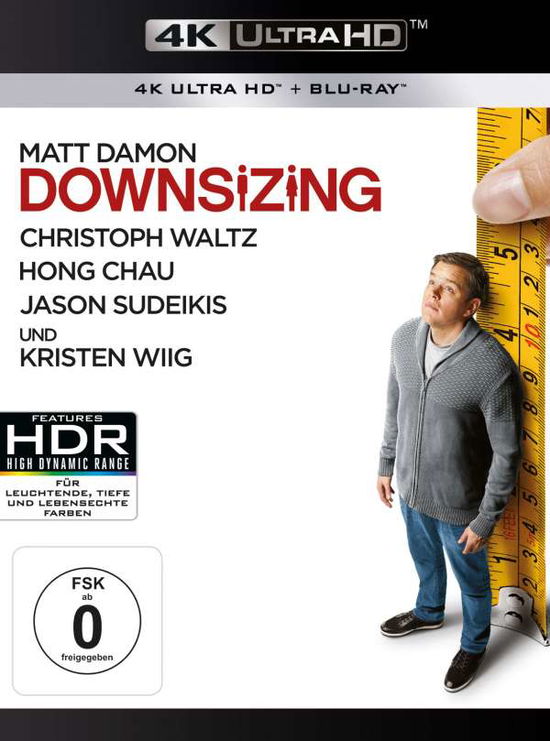 Cover for Matt Damon,kirsten Wiig,christoph Waltz · Downsizing (4K Ultra HD) (2018)