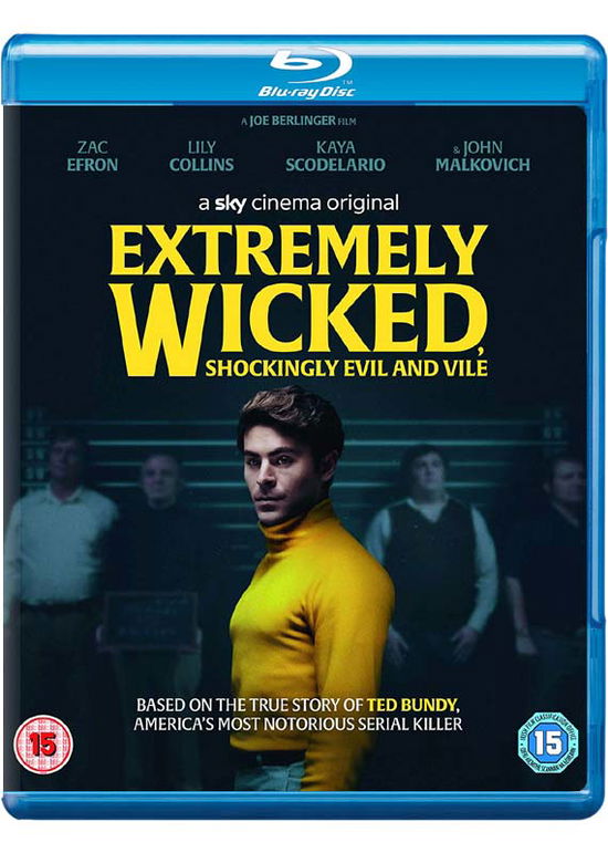 Cover for Extremely Wicked Shockingly Evil BD · Extremely Wicked, Shockingly Evil and Vile (Blu-ray) (2019)