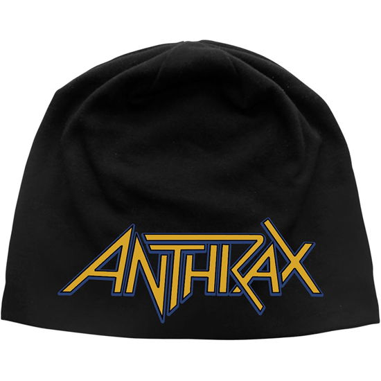 Cover for Anthrax · Anthrax Unisex Beanie Hat: Logo (CLOTHES) [Black - Unisex edition]
