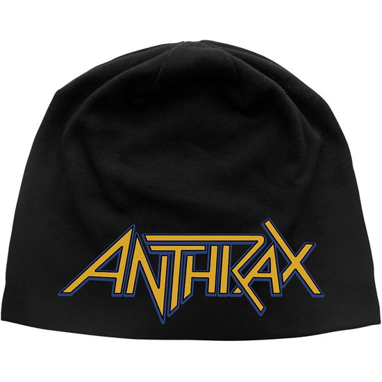 Cover for Anthrax · Anthrax Unisex Beanie Hat: Logo (Bekleidung) [Black - Unisex edition]