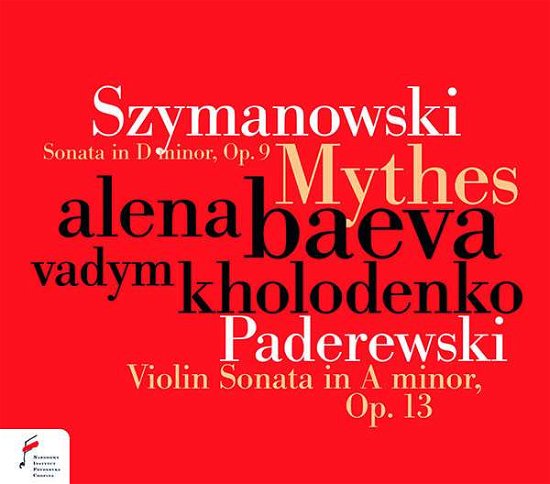 Cover for Baeva, Alena / Vadym Kholodenko · Szymanowski: Sonata In D Maj / Paderewski: Vln Sonata In A Mi (CD) (2021)