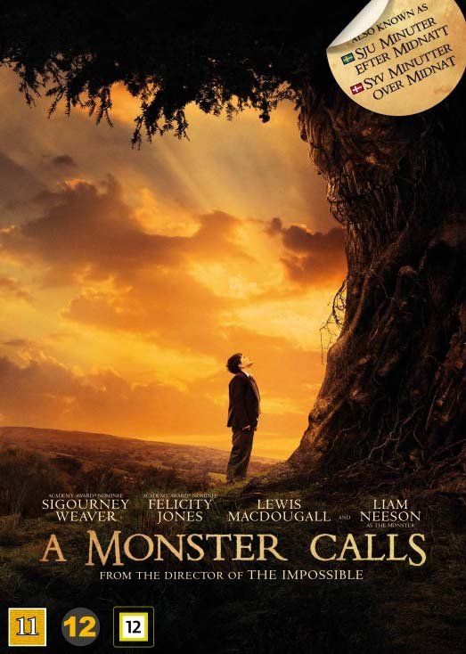 Cover for Syv Minutter Over Midnat · A Monster Calls (DVD) (2017)