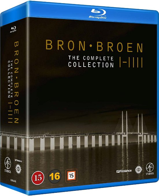 Broen · Bron / Broen 1-4 (Complete Box Set) (Blu-ray) (2018)