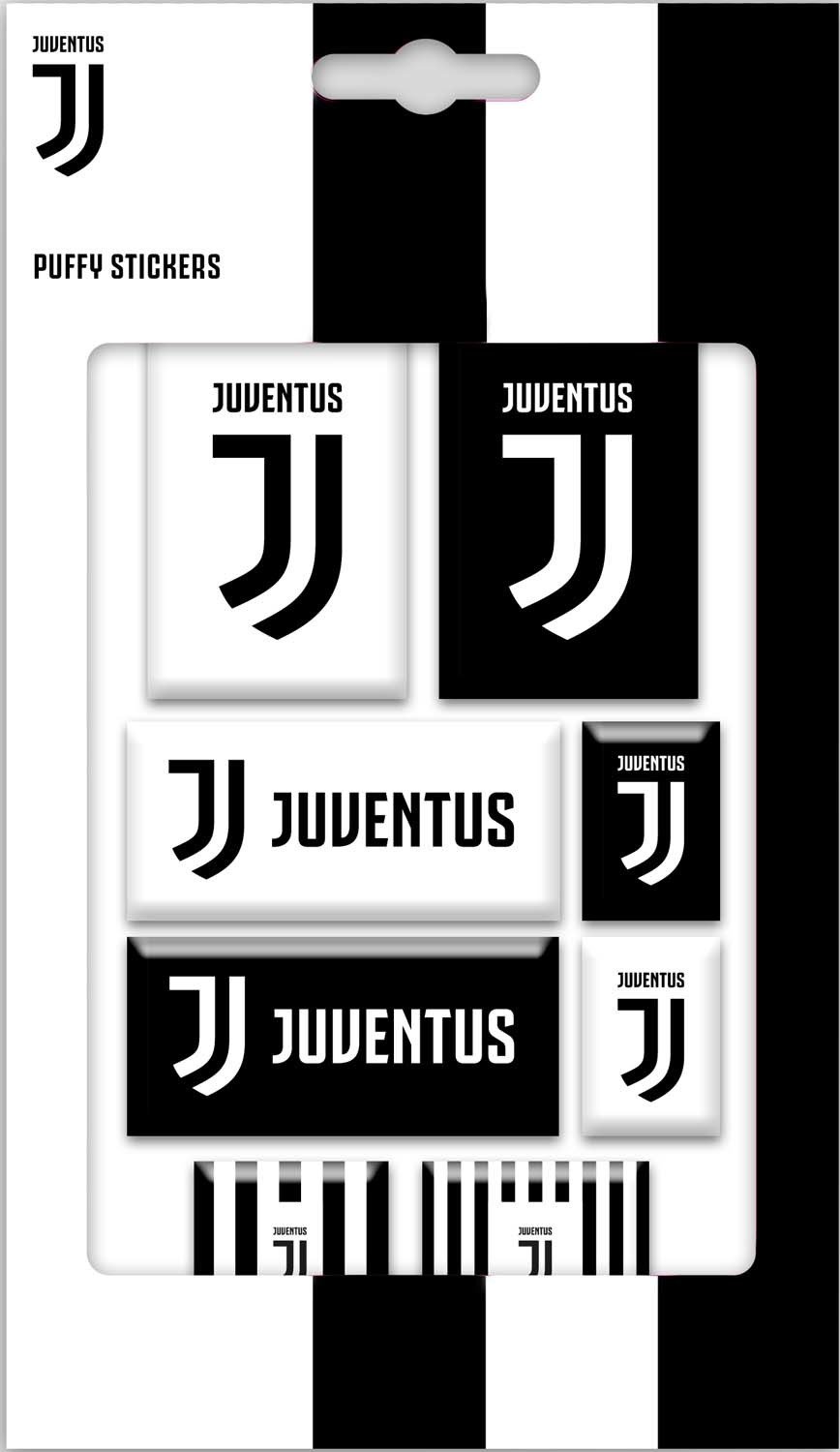 Official Licensed Juventus Bubble Sticker Set 