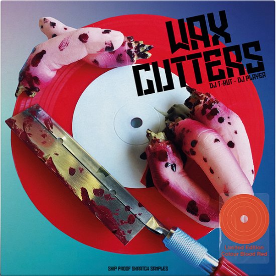 Cover for DJ T-kut &amp; DJ Player · Wax Cutters (LP) [Blood Red edition] (2024)