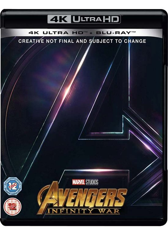 Cover for Avengers Infinity War (4K UHD Blu-ray) (2018)