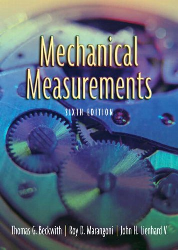 Mechanical Measurements - Thomas Beckwith - Bücher - Pearson Education (US) - 9780201847659 - 5. Oktober 2006