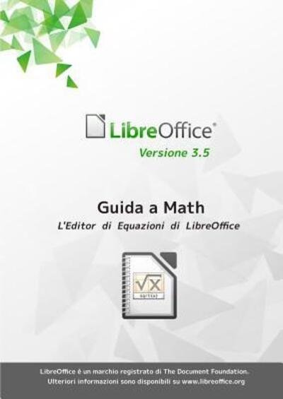 Cover for LibreOffice Documentation Team · Libreoffice : versione 3.5 (Paperback Book) (2018)