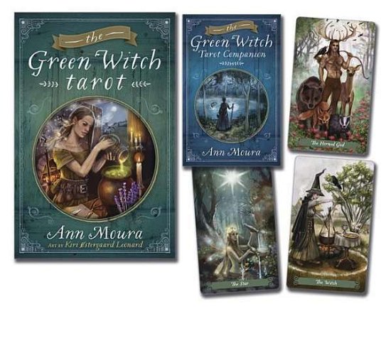 Cover for Moura,ann / Leonard,kiri Ostergaard · Green Witch Tarot (Book) (2015)