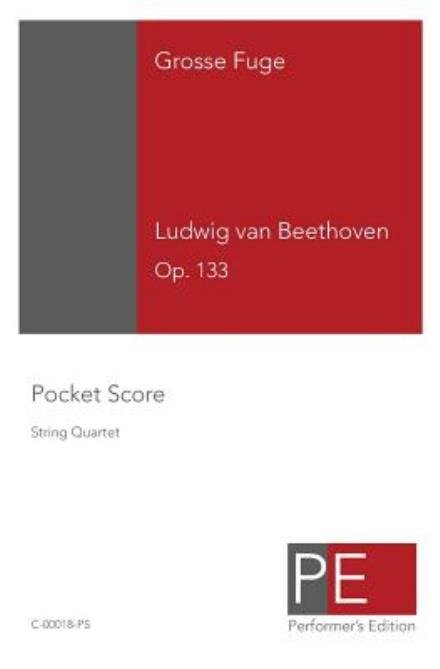 Cover for Ludwig Van Beethoven · Grosse Fuge (Paperback Bog) (2009)