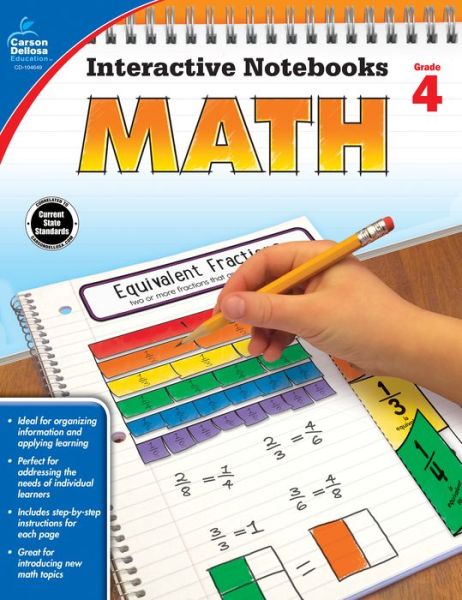 Cover for Carson-dellosa Publishing · Math, Grade 4 (Paperback Book) (2015)