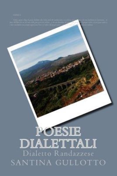 Cover for Santina Gullotto · Poesie Dialettali (Paperback Book) (2016)