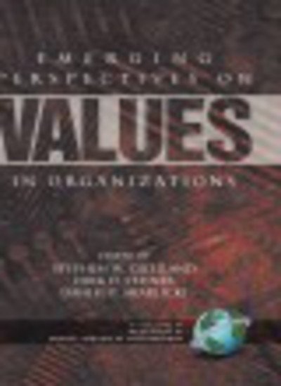 Cover for Dirk Steiner · Emerging Perspectives on Values in Organizations (Hc) (Hardcover Book) (2003)