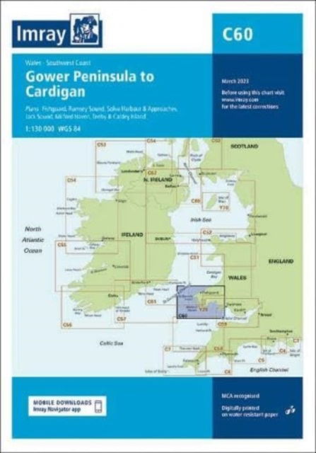 Cover for Imray · Imray Chart C60: Gower Peninsula to Cardigan - C Charts (Map) [New edition] (2023)