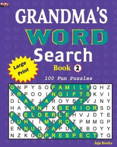 Cover for Jaja Books · GRANDMA'S WORD Search Book 2 (Paperback Book) (2018)