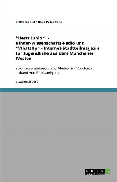 Cover for Daniel · &quot;Hertz Junior&quot; - Kinder-Wissensc (Book)