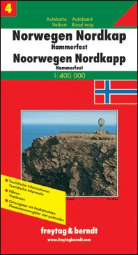 Cover for Freytag &amp; Berndt · Freytag &amp; Berndt Road Map: Norwegen Nordkap (Gebundenes Buch) (2014)