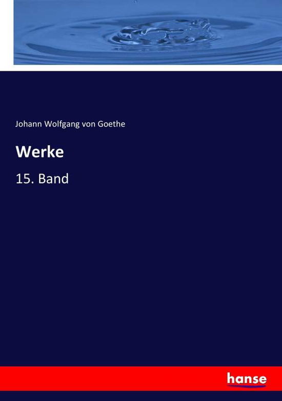 Cover for Goethe · Werke (Bog) (2017)