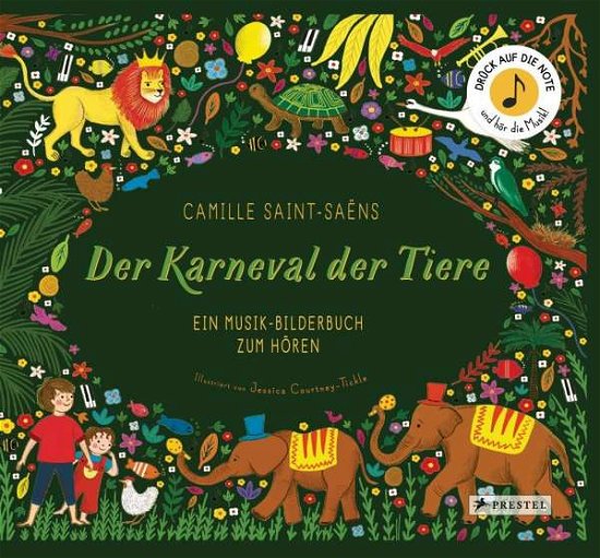 Cover for Saint-Saëns · Der Karneval der Tiere (Buch)