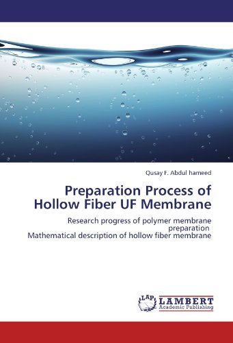 Cover for Qusay F. Abdul Hameed · Preparation Process of Hollow Fiber Uf Membrane: Research Progress of Polymer Membrane Preparation  Mathematical Description of Hollow Fiber Membrane (Taschenbuch) (2011)